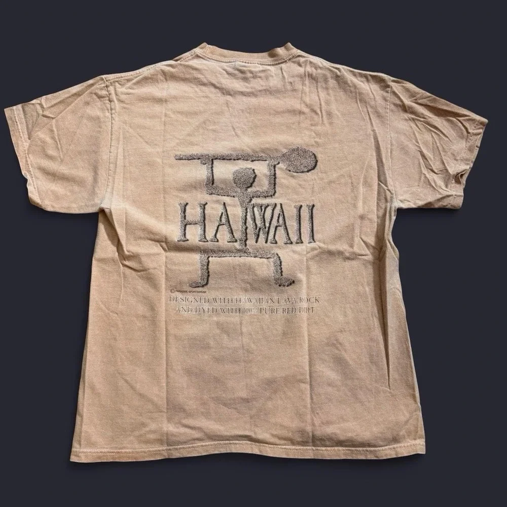 Vintage Red Dirt Hawaii T-Shirt Size Large Surf Skate Y2K 2000s Retro